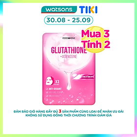 Mặt Nạ Foodaholic Glutathione Dưỡng Trắng, Đều Màu Da Glutathione Ample Mask 23ml