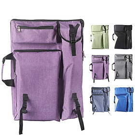 Australia Montmartre Mont Marte 4K waterproof canvas bag shoulders can be back art art test drawing bag sketch drawing board bag purple B-HD-003