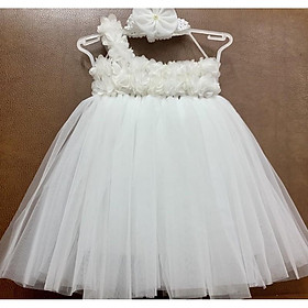 váy trắng hoa dây