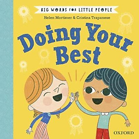 Sách - Big Words for Little People Doing Your Best by Helen Mortimer Cristina Trapanese (UK edition, hardcover)