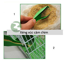 Máng ăn tự động cho chim cảnh Dương Ninh, vẹt, gà đá loại 1 MC86