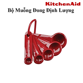 Bộ Muỗng Đong Định Lượng Màu Đỏ - 5 Cái KITCHENAID KQG058OHERE