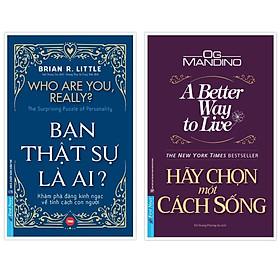 Combo Bạn Thật Sự Là Ai + Hãy Chọn Một Cách Sống - Bản Quyền