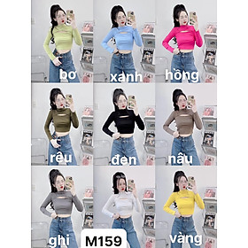 M159 áo thun crotop ôm dáng body khoét ngực cá tính trẻ trung năng động