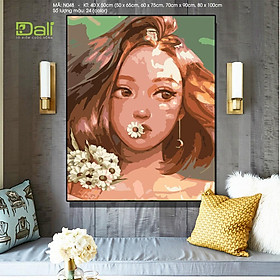 Mua Tranh treo tường tự tô màu số hóa DALI Tranh Nàng thơ N048