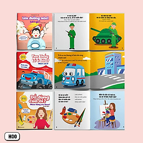 Combo 3 cuốn Ehon Kỹ năng sống: Lên đường nào – Tìm thấy tớ ở đâu – đồ dùng của ai