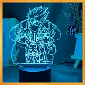 Mua Đèn bàn  đèn ngủ Led 3D mẫu đội 7 Naruto Anime - Quà tặng bạn bè  sinh nhật  văn phòng  trang trí bàn làm việc