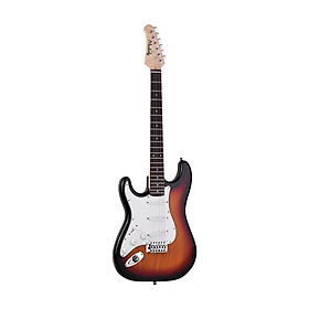 Guitar Điện Muslady Bằng Gỗ Paulownia Kèm Loa Ống Thổi Lên Dây Và Túi Có Quai Đeo (21 Phím) (6 Dây)