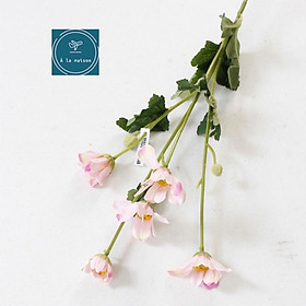 Cành hoa cúc thảo mộc 5 bông cao 71cm đẹp trong trẻo xinh xắn, hoa lụa trang trí nhà cửa, hoa thiết kế