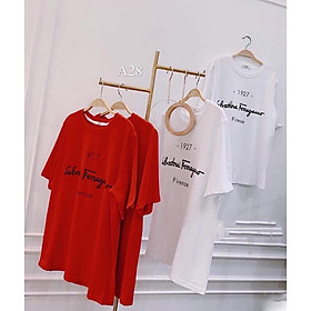 Áo Thun Đôi Freesize 1927  Tặng Kèm Gương Mini Siêu Xinh