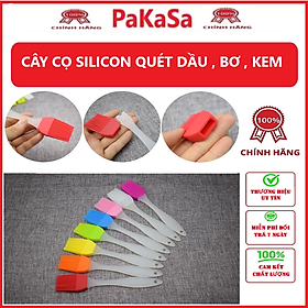 Cây Cọ Silicon Cán Trong Quét Dầu, Bơ, Kem Trang Trí Bánh - Chính Hãng (Giao màu ngẫu nhiên) - 1 Cây