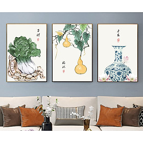 Mua Bộ 3 Tranh canvas Họa Đẹp - Tranh Treo Tường