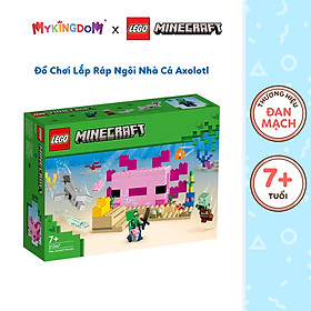 Đồ Chơi Lắp Ráp Ngôi Nhà Cá Axolotl LEGO MINECRAFT 21247 (242 chi tiết)