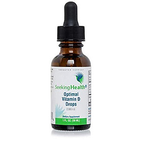Seeking Health Optimal Vitamin D3 Drops, 900 Drops, Pure Olive Oil and Vitamin D, Liquid Vitamins and Dietary Supplements, High-Potency Liquid Vitamin D, Vegetarian-Friendly Vitamin D Supplements