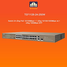 Mua Bộ chia mạng switch 24 cổng PoE TEF1126-24-250W Tenda hàng chính hãng