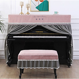 Mua Khăn phủ đàn piano phong cách Hàn quốc hiện đại sang trọng phủ kín toàn bộ đàn chống bụi chống xước - HÀNG CHÍNH HÃNG