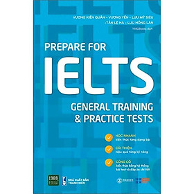 Sách - Prepare for IELTS General training & Practice tests - 1980 books