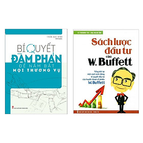 Combo Tuyệt Chiêu Đàm Phán Và Đầu Tư Thành Công Bí Quyết Đàm Phán Để Nắm