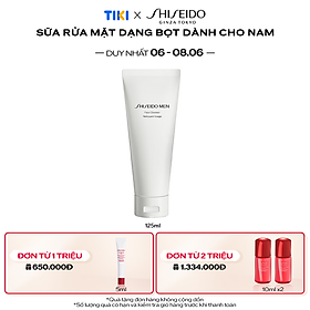 Sữa rửa mặt Shiseido Men Face Cleanser 125ml