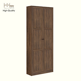 Mua HAPPY FURNITURE   MATTA - Kệ sách 6 tầng 2 cánh mở  KSA_065   80cm x 28cm x 200cm DxRxC