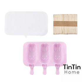 Mua KHUÔN KEM SILICON SIÊU CUTE MẪU MỚI - TẶNG KÈM 50 QUE CÁN GỖ TINTIN KKS01