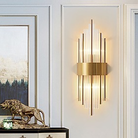 Đèn tường ESVER pha lê cao cấp trang trí nhà cửa sang trọng - kèm bóng LED chuyên dụng [ẢNH THẬT 100%]