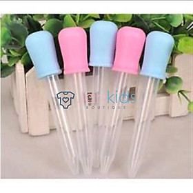 Ống hút bón sữa cho bé lười ti núm silicon dung tích 5ml sỉ, lẻ