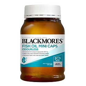 Blackmores Odourless Fish Oil 400 Mini Capsules