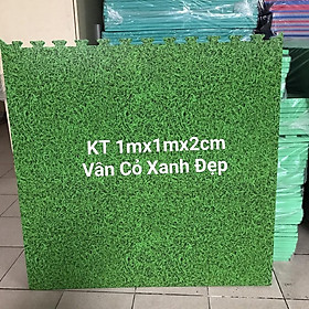 Mua Thảm Xốp ghép sàn dùng cho tập võ.tập gym.KT 1m2x1m2x2cm Vân Khế 2mặt chống trơn trượt giá 149000