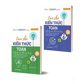 Combo Làm chủ kiến thức toán bằng sơ đồ tư duy lớp 6