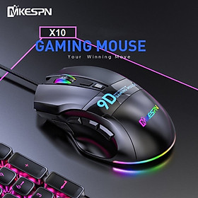Mua Chuột Gaming X10 Led RGB 12800 DPI 9 phím