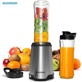 Mua Máy xay sinh tố 2 ly nhãn hiệu Shardor PB615B công suất 300W  dung tích 600 ml - Hàng Nhập Khẩu