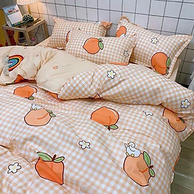 Bộ chăn ga gối Cotton poly M2T Bedding đáng yêu chăn ga Hàn Quốc miễn phí