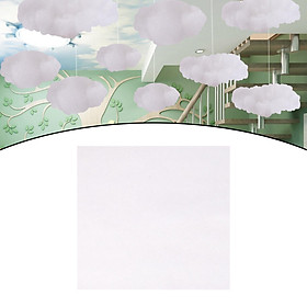 Artificial Snow DIY Clouds Covering Fake Snow Blanket for Shopping Mall Tree