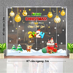 Mua Decal trang trí NOEL 2024 combo số 80