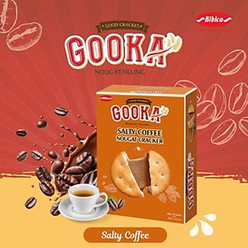 Bánh Gooka Cracker Nougat Cà Phê Muối 100g XK Chunha HQ