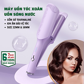 Máy uốn nắn tóc xoăn sóng nước Boorui YS-665 : Máy thực hiện tóc tạo nên loại có trách nhiệm chuẩn chỉnh salon làm tóc,rét thời gian nhanh gốm sứ, ion âm đảm bảo an toàn tóc không xẩy ra hư hỏng tổn, 2 size uốn nắn 32mm & 16mm - Hàng loại 1