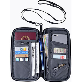 Ví, bóp cầm tay đựng passport, hộ chiếu và thẻ Naturehike NH17C001-B hàng chính hãng