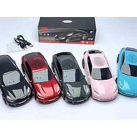 Loa Bluetooth không dây hình ô tô EONKO Panamera WS-599 với TF USB FM AUX Rảnh tay Đèn LED Autodyne có thể sạc lại Màu sắc: đen WS-599