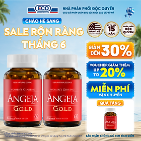 Combo 2 Hộp 60v - Viên Uống ANGELA GOLD Hỗ Trợ Sức Khỏe, Sắc Đẹp Và Sinh Lý Nữ