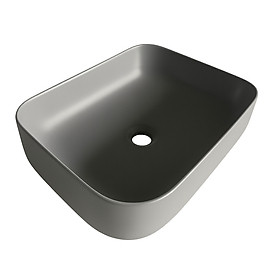 Mua Lavabo đặt bàn màu xám 515x400xx135mm  đã bao gồm nhấn xả  hiệu Trevi KBL04GY