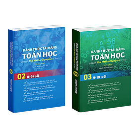 Sách Đánh Thức Tài Năng Toán Học 2 và 3 ( 8 - 10 tuổi ) - Sách Song Ngữ ( Việt – Anh) Giúp Trẻ Vừa Học Toán Vừa Ôn Luyện Tiếng Anh Theo Chương Trình Singapore, Sách Toán Lớp 2, Lớp 3, Lớp 4 - Á Châu Books, Bìa Cứng, In Màu