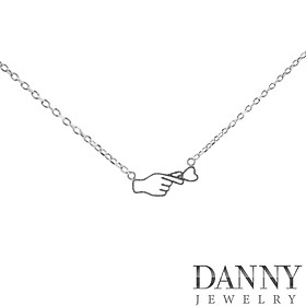 Dây Chuyền Có Mặt Biểu tượng bàn tay Danny Jewelry Bạc 925 Xi Rhodium DM184