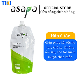 Kem Ủ Tóc Asapa Phục Hồi Hư Tổn, Dưỡng Ẩm Sâu Cho Tóc Mềm Mượt - Chuẩn Salon 500ml