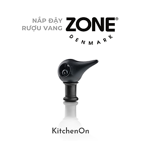 Nắp đậy chai rượu vang Bird, màu đen