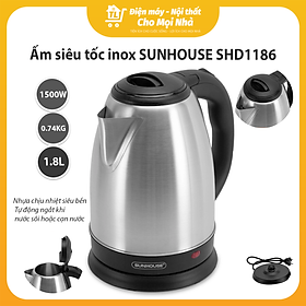 Mua Ấm Siêu Tốc Inox Sunhouse SHD1186 (1.8 lít) - Hàng chính hãng