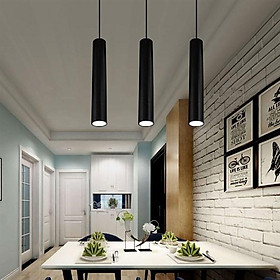 Mua Đèn thả đơn rọi ống bơ 15w 30cm ( Đen/ Trắng ) - Thân nhôm tản nhiệt