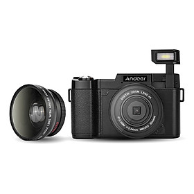 Máy Ảnh LCD Andoer CDR2 Màn Hình Xoay Chống Rung (3 Inch) (Zoom 4X) (1080P 15fps 24MP)