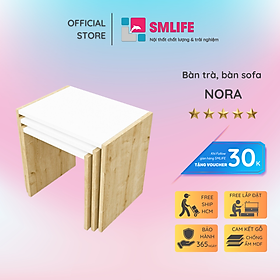 Mua Bàn sofa gỗ MDF cao cấp thiết kế đa dạng SMLIFE Nora