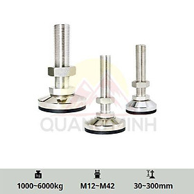 Mua SMBC/SMBCS - Chân tăng chỉnh chiều cao  inox 304  thép mạ  gắn bi đế cao su M12  M14  M16  M20  M24  M30  M36  M42